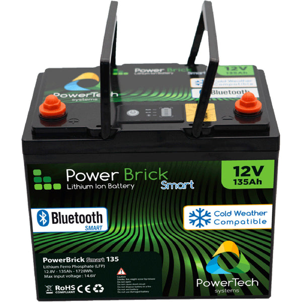 Batterie Lithium LifePo 135Ah Bluetooth + Chauffage PowerTech System pour aménagement van I Campevo