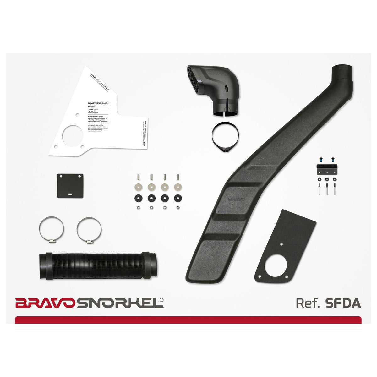 Kit Snorkel SFDA pour Fiat Ducato (2006 - On)