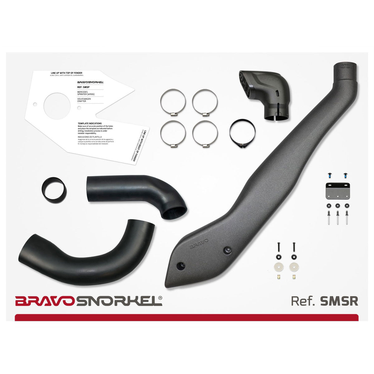 Kit Snorkel SMSR pour Mercedes Sprinter W906 et Volkswagen Crafter (2006 - 2018)